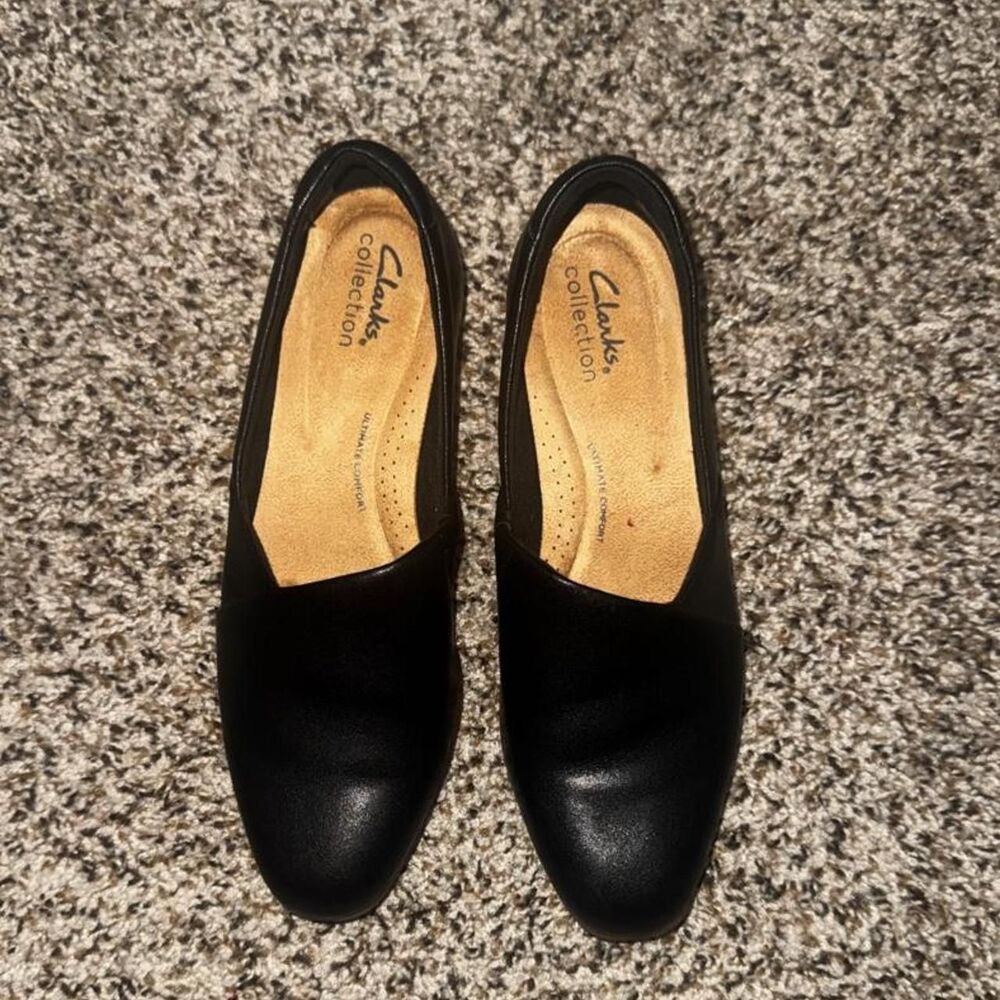 Clarks Women's Black Loafers